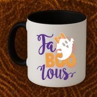 Funny Halloween Fa Boo Lous Ghost Coffee Mug thumb 2