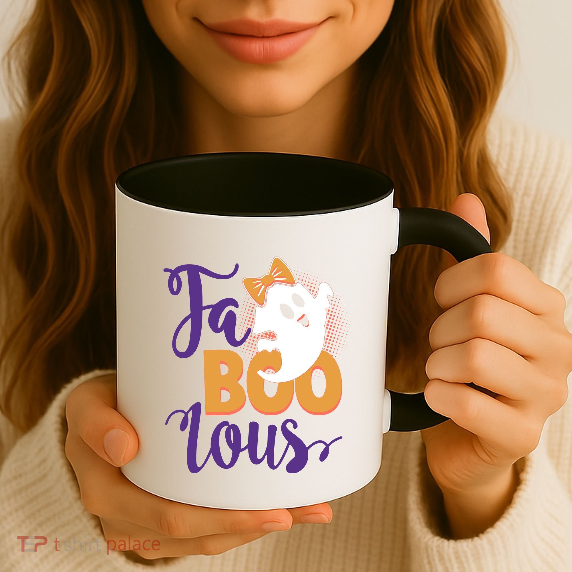 Funny Halloween Fa Boo Lous Ghost Coffee Mug