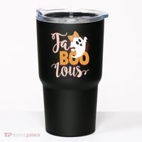 Funny Halloween Fa Boo Lous Ghost Tumbler thumb 0