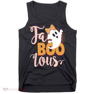 Funny Halloween Fa Boo Lous Ghost Tank Top
