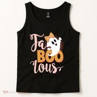 Funny Halloween Fa Boo Lous Ghost Tank Top thumb 2