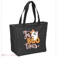 Funny Halloween Fa Boo Lous Ghost Tote Bag thumb 2