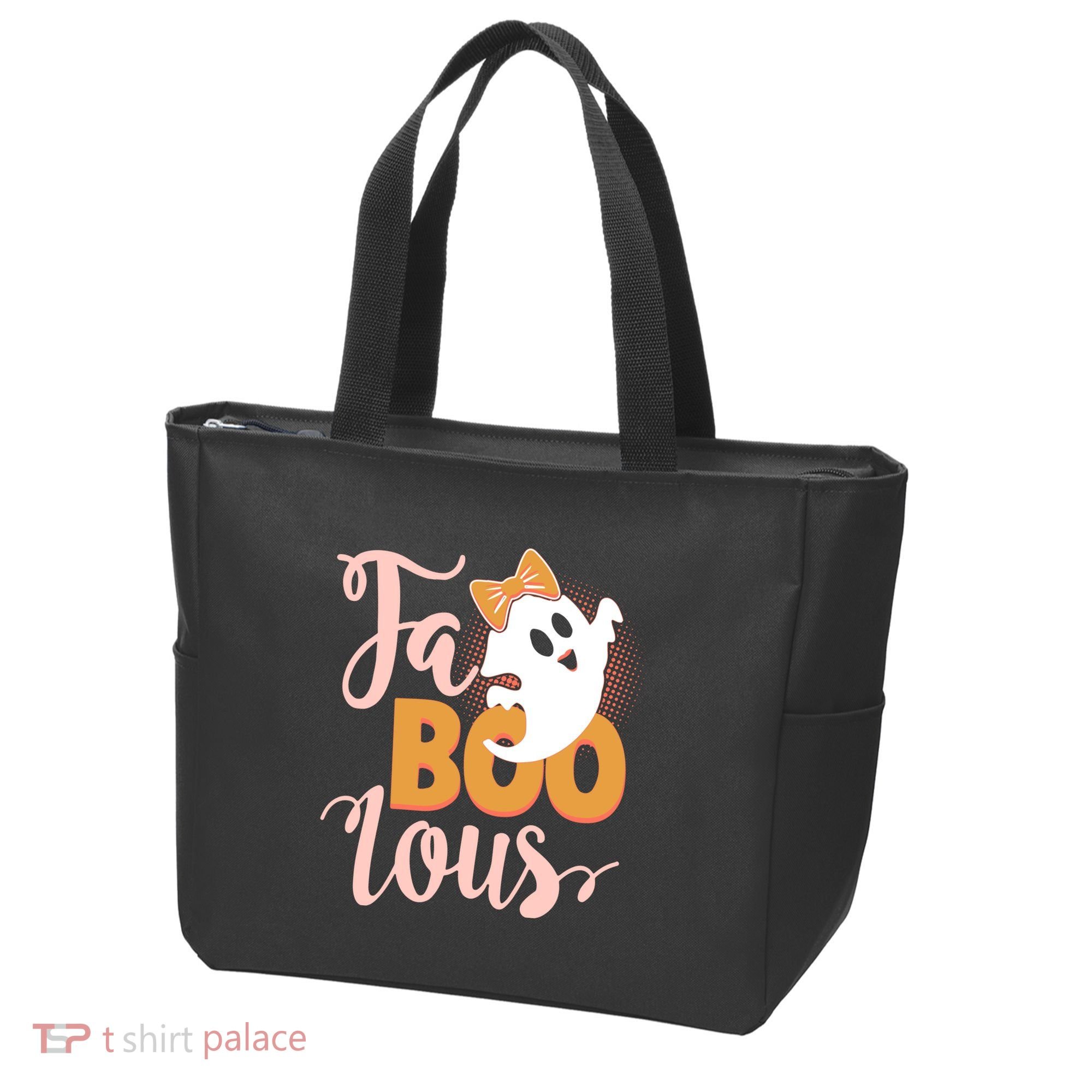Funny Halloween Fa Boo Lous Ghost Tote Bag
