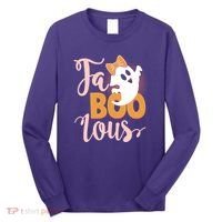 Funny Halloween Fa Boo Lous Ghost Long Sleeve Shirt thumb 0