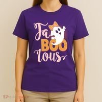 Funny Halloween Fa Boo Lous Ghost T-Shirt thumb 4