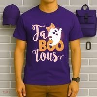 Funny Halloween Fa Boo Lous Ghost T-Shirt thumb 6