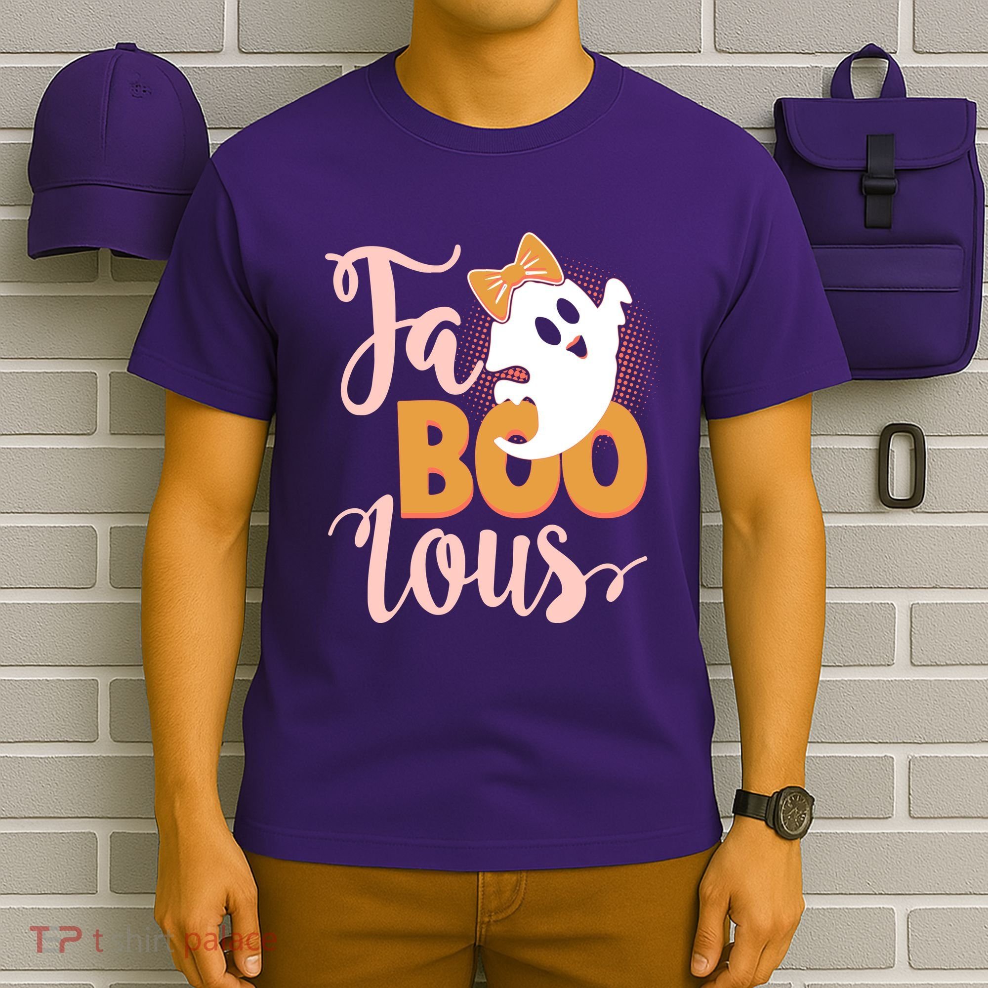 Funny Halloween Fa Boo Lous Ghost T-Shirt