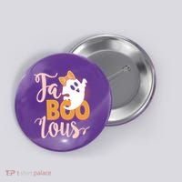 Funny Halloween Fa Boo Lous Ghost Button thumb 0