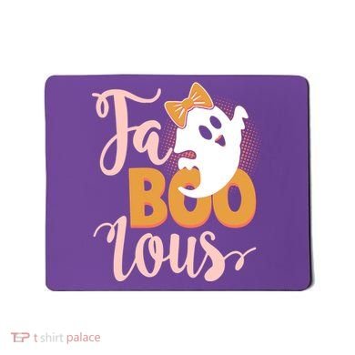 Funny Halloween Fa Boo Lous Ghost Mousepad