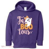 Funny Halloween Fa Boo Lous Ghost Toddler Hoodie thumb 0