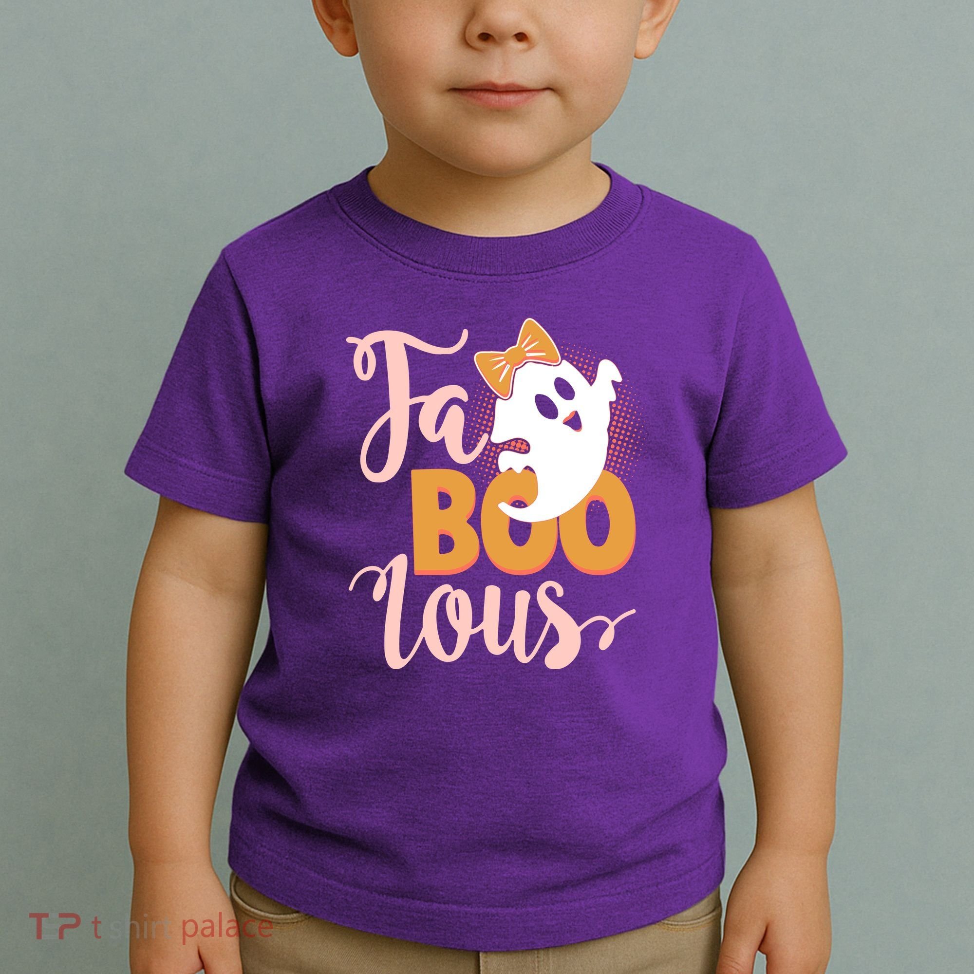 Funny Halloween Fa Boo Lous Ghost Toddler T-Shirt