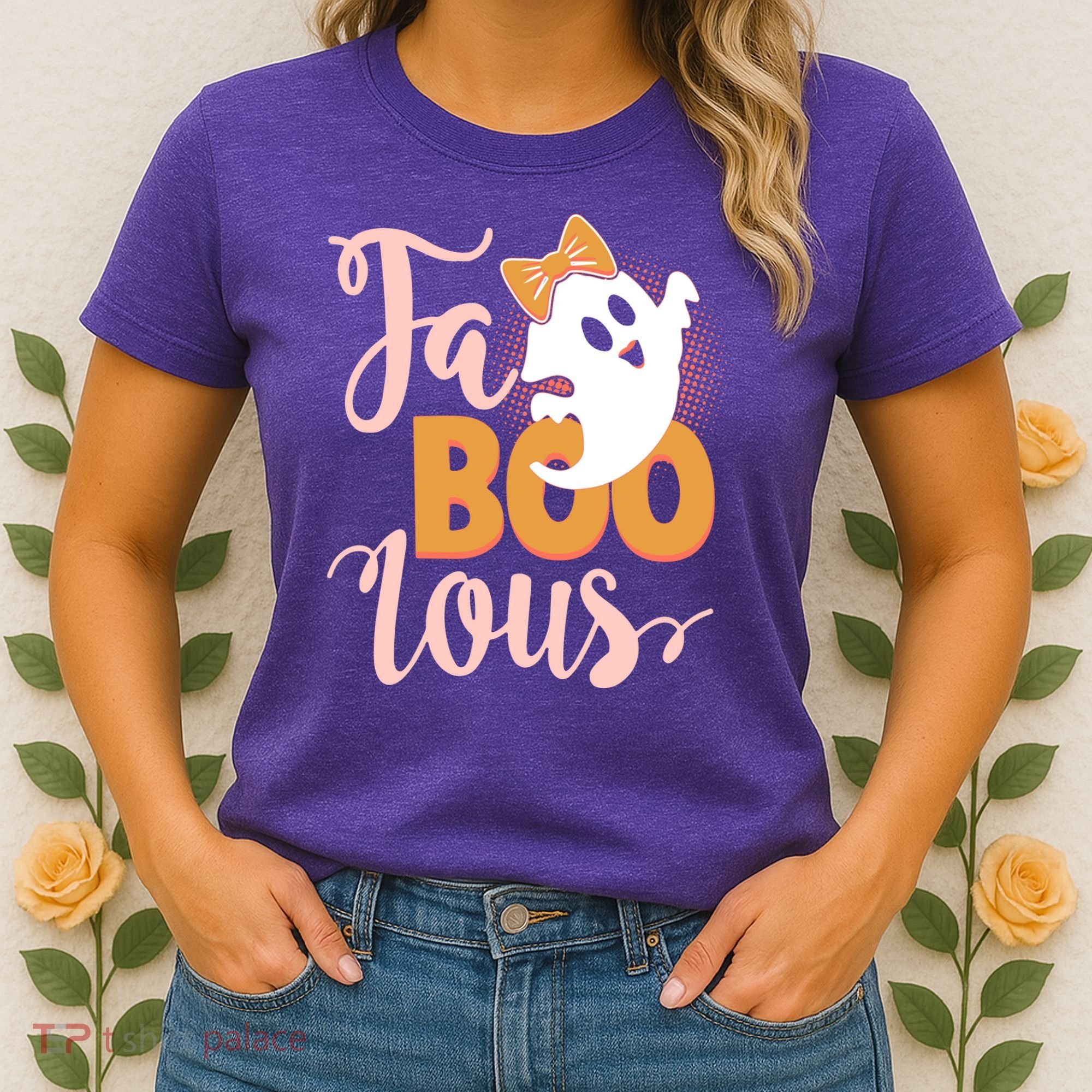 Funny Halloween Fa Boo Lous Ghost Women's T-Shirt