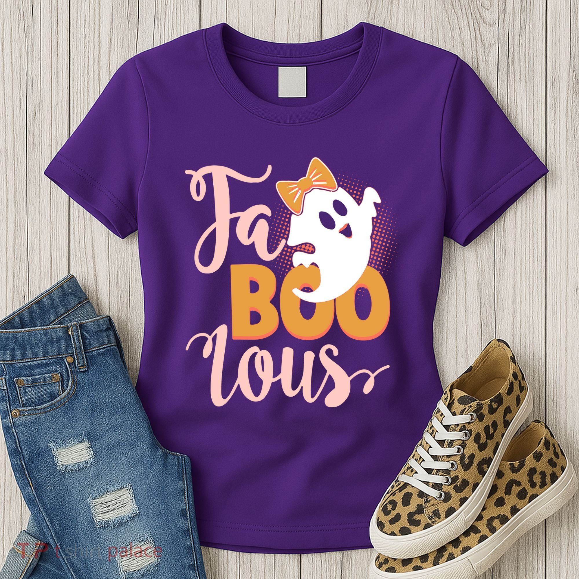 Funny Halloween Fa Boo Lous Ghost Women's T-Shirt