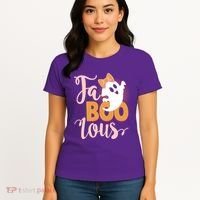 Funny Halloween Fa Boo Lous Ghost Women's T-Shirt thumb 4