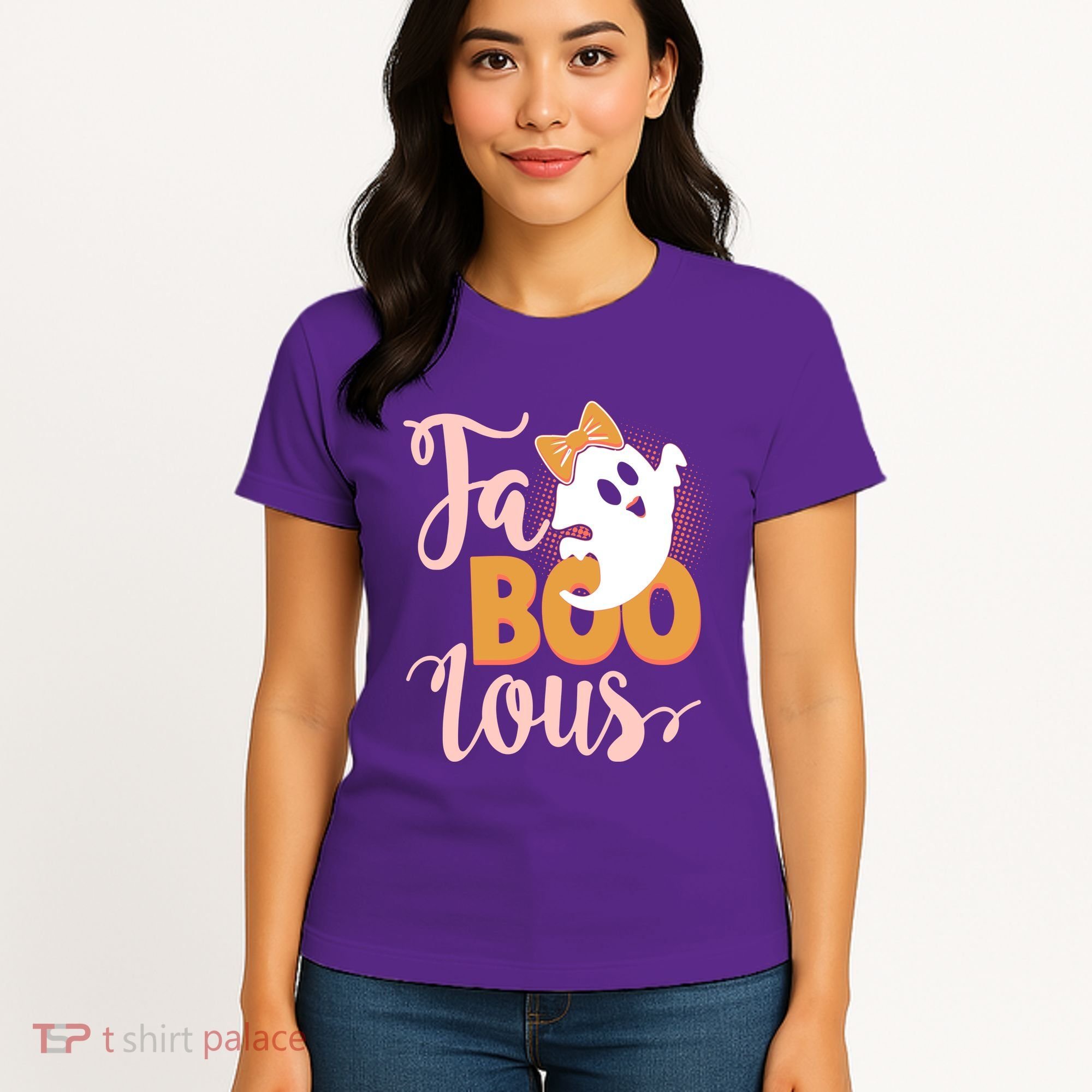 Funny Halloween Fa Boo Lous Ghost Women's T-Shirt