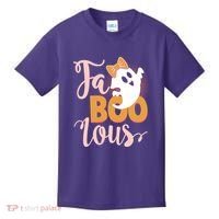 Funny Halloween Fa Boo Lous Ghost Kids T-Shirt thumb 0