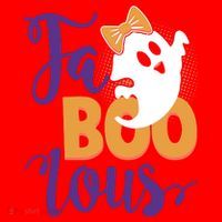 Funny Halloween Fa Boo Lous Ghost Santa Hat thumb 1