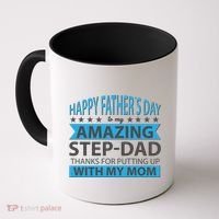 Funny Happy Father's Day To My Amazing StepDad Coffee Mug thumb 0