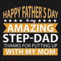 Funny Happy Father's Day To My Amazing StepDad Women's Hoodie thumb 2