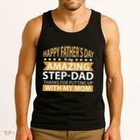 Funny Happy Father's Day To My Amazing StepDad Tank Top thumb 3