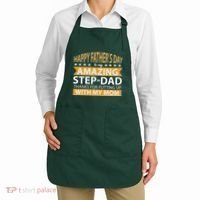Funny Happy Father's Day To My Amazing StepDad Apron thumb 2