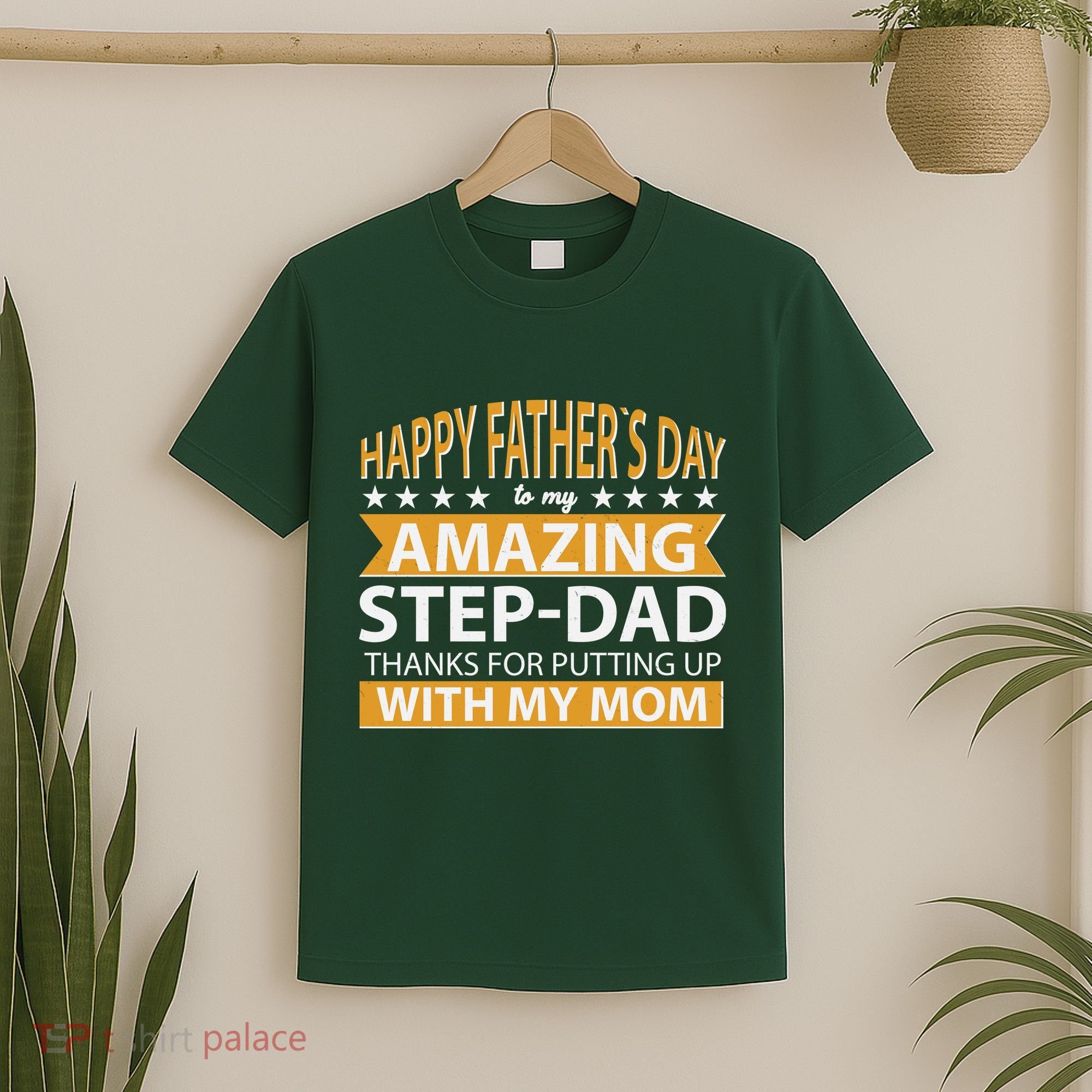 Funny Happy Father's Day To My Amazing StepDad T-Shirt