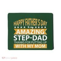 Funny Happy Father's Day To My Amazing StepDad Mousepad thumb 0