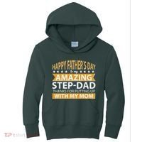 Funny Happy Father's Day To My Amazing StepDad Kids Hoodie thumb 0