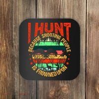 Funny Hunting Fanatic Coaster thumb 0