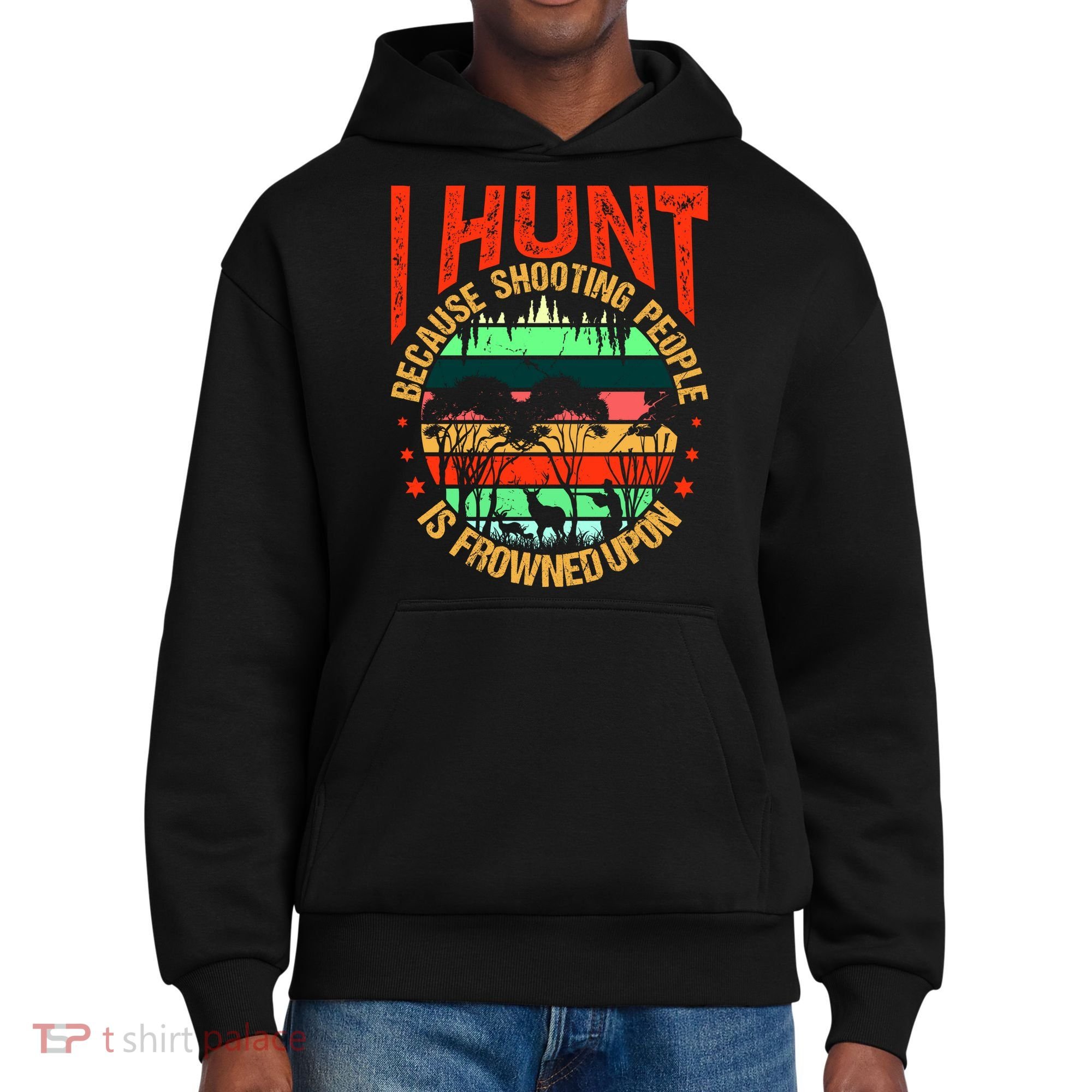Funny Hunting Fanatic District V.I.T. Heavyweight Hoodie
