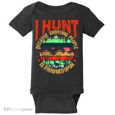 Funny Hunting Fanatic Baby Bodysuit