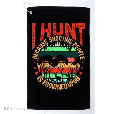 Funny Hunting Fanatic Golf Towel