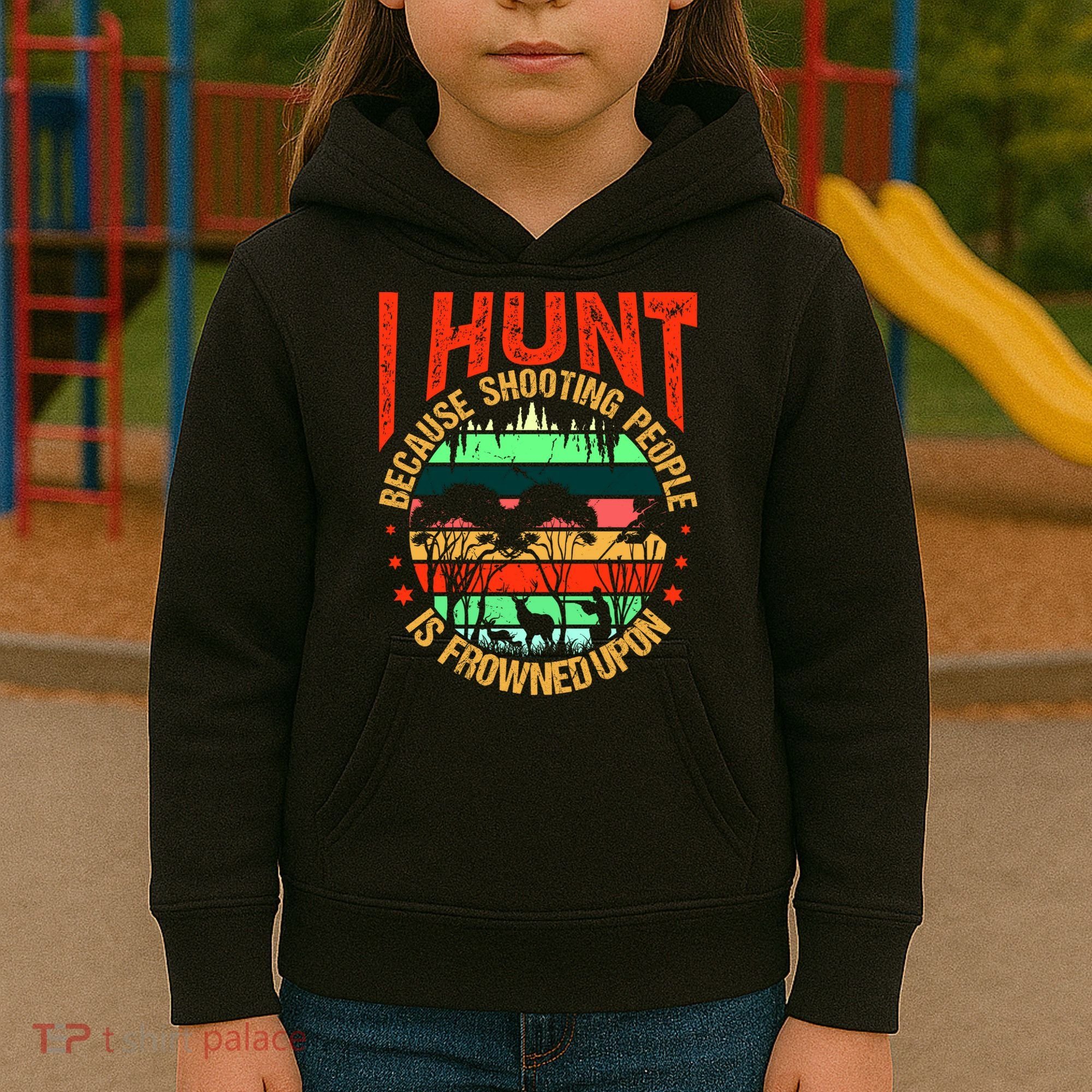 Funny Hunting Fanatic Kids Hoodie