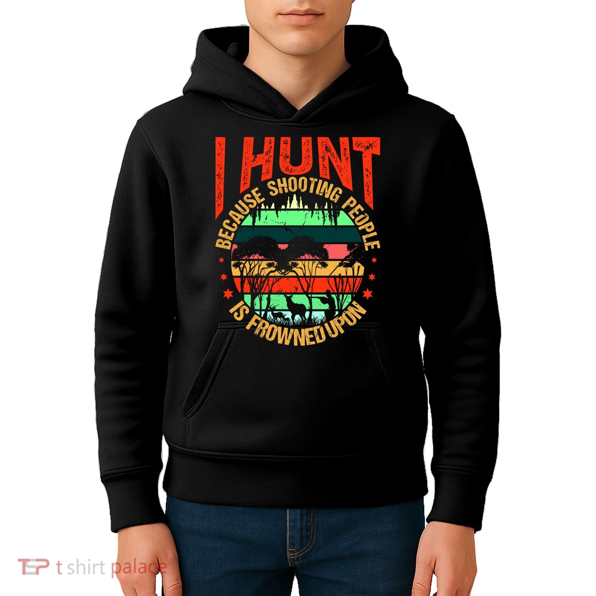 Funny Hunting Fanatic Kids Hoodie