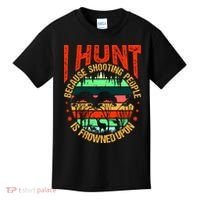 Funny Hunting Fanatic Kids T-Shirt thumb 0
