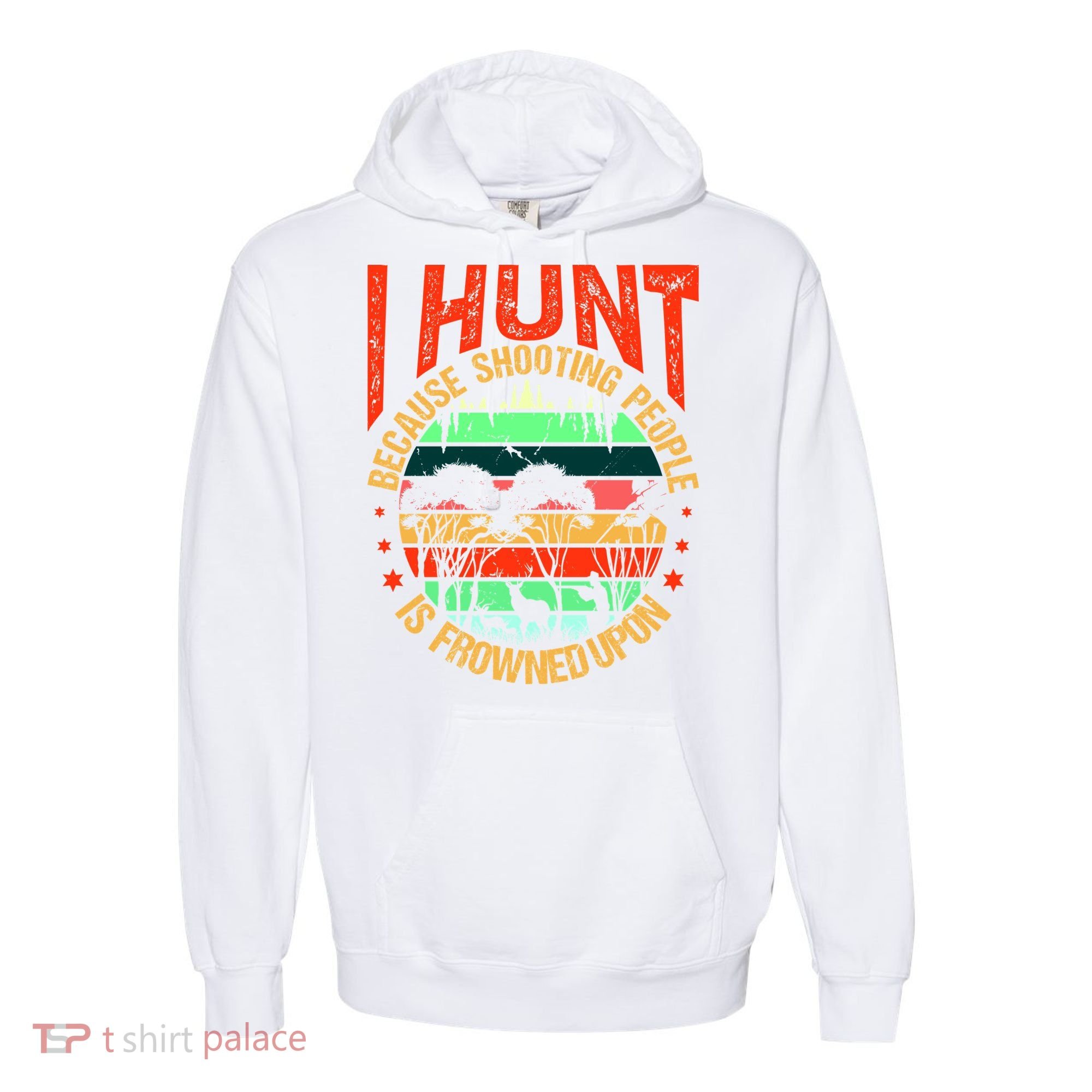 Funny Hunting Fanatic Comfort Colors Garment-Dyed Hooded Sweatshirt