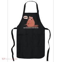 Funny Hey Fat Raccoon Stealing Your Food Apron thumb 0