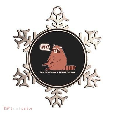 Funny Hey Fat Raccoon Stealing Your Food Ornament