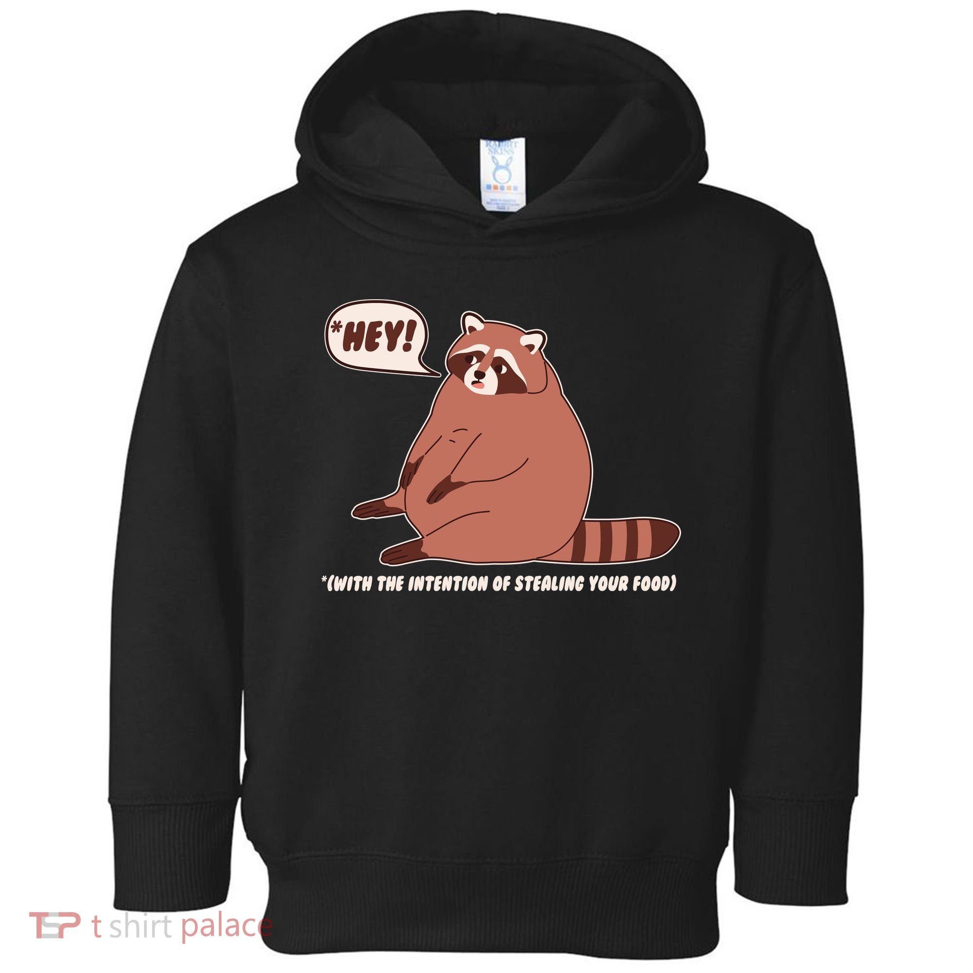 Funny Hey Fat Raccoon Stealing Your Food Toddler Hoodie