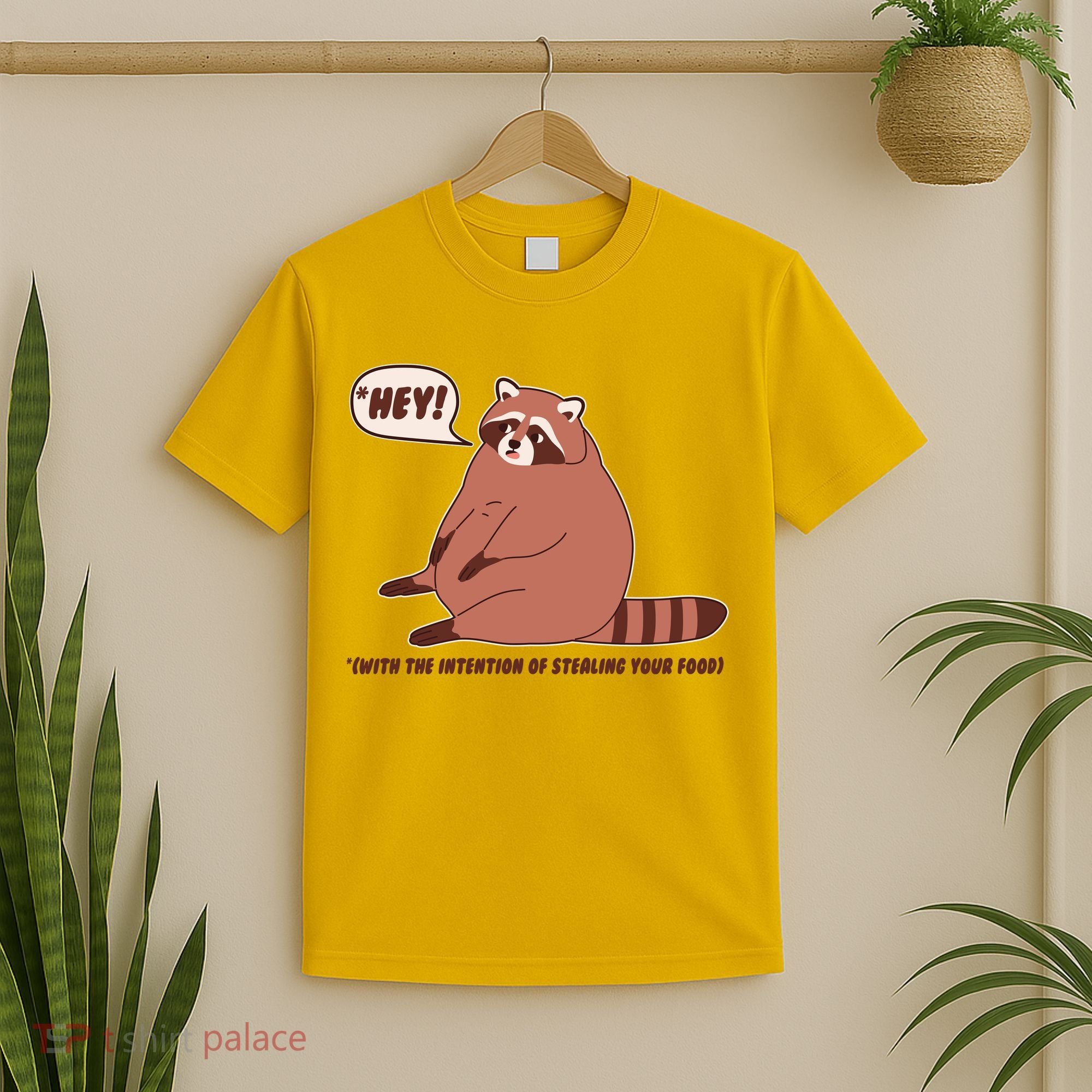 Funny Hey Fat Raccoon Stealing Your Food T-Shirt