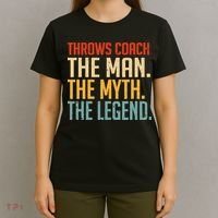 Fun Hilarious Funny Track & Field Throwing Throws Coach T-Shirt thumb 4
