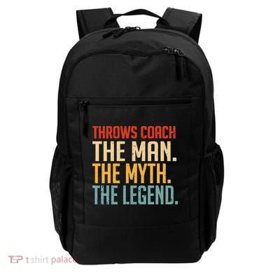 Fun Hilarious Funny Track & Field Throwing Throws Coach Backpack