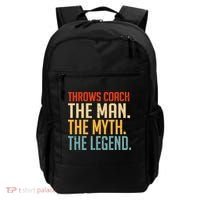 Fun Hilarious Funny Track & Field Throwing Throws Coach Backpack thumb 0