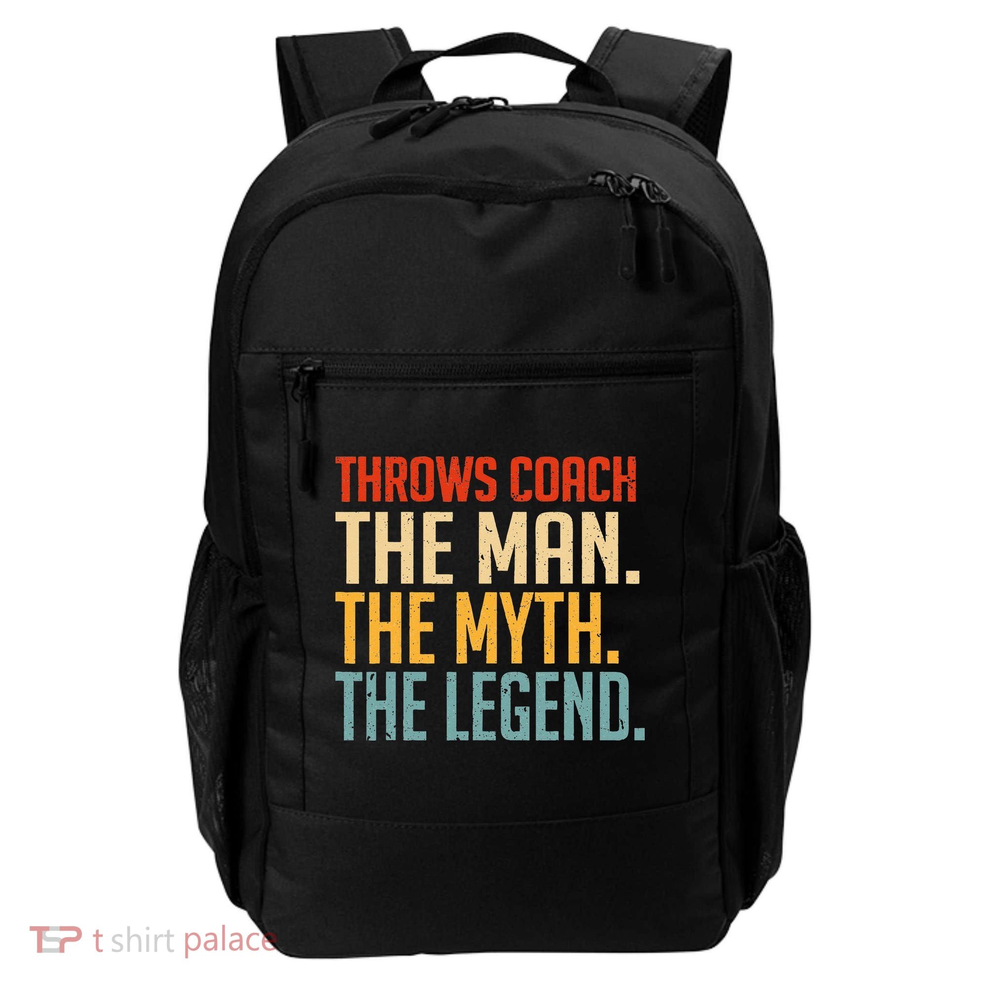 Fun Hilarious Funny Track & Field Throwing Throws Coach Backpack