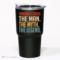 Fun Hilarious Funny Track & Field Throwing Throws Coach Tumbler thumb 0