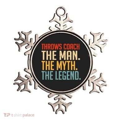 Fun Hilarious Funny Track & Field Throwing Throws Coach Ornament
