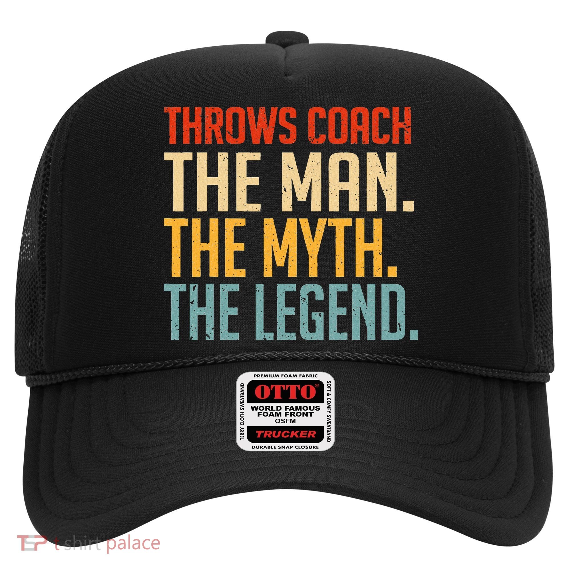 Fun Hilarious Funny Track & Field Throwing Throws Coach Hat