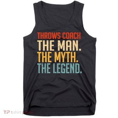 Fun Hilarious Funny Track & Field Throwing Throws Coach Tank Top