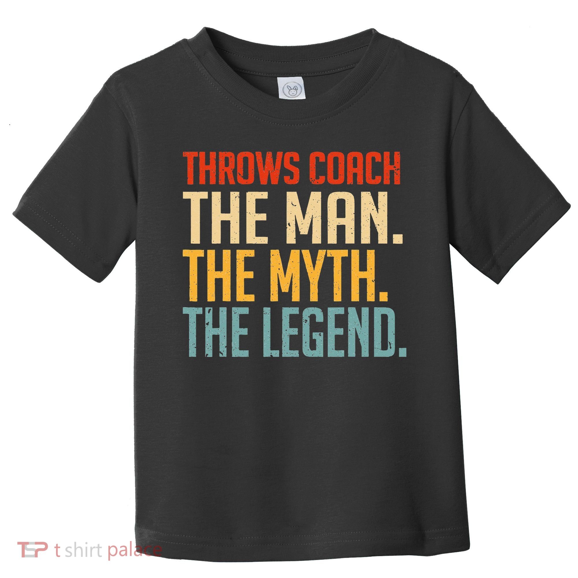 Fun Hilarious Funny Track & Field Throwing Throws Coach Toddler T-Shirt