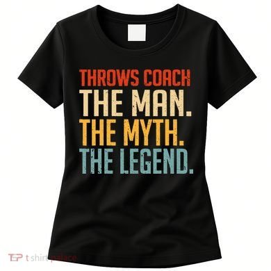 Fun Hilarious Funny Track & Field Throwing Throws Coach Women's T-Shirt